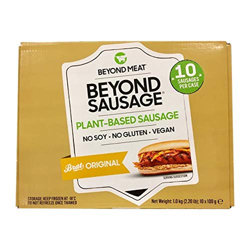 Beyond Meat Salchichas x 10 unidades | 100% Vegetal | Plant Based | Sin Gluten | Sin Soja | Vegano | (10x100g) Cover