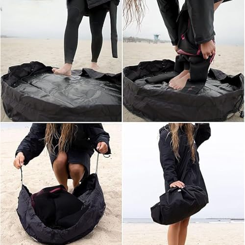 Tapis de surf et sac étanche pour changer de combinaison proprement - 5