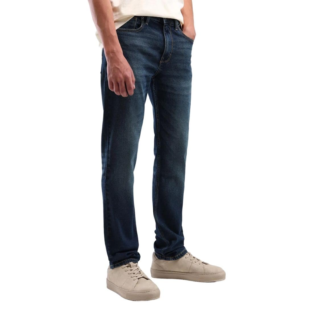 flying machine Men's Slim Straight Fit Jeans| Solid | Mid Rise | Stretchable | Jeans for Man-picture-28