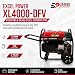 Excel Power XL4000DFV 3.5kW Dual Fuel Petrol Generator - Electric Start, Portable Generator for Home, Camping & Professional Use, Open Frame, Euro V, 3200W Rated
