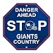 NFL New York Giants Stop Sign