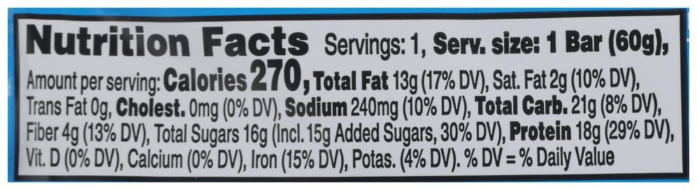 Barra de proteína RXBAR vainilla y maní 2.1 oz miniatura 2