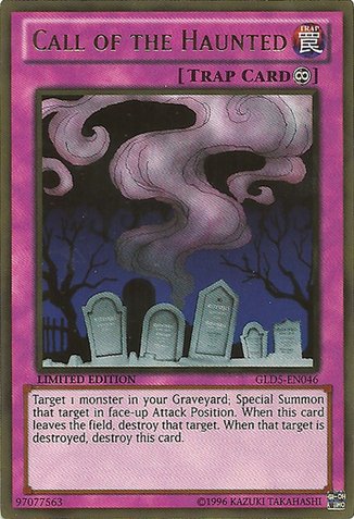 Amazon.com: Yu-Gi-Oh! - Call of The Haunted (GLD5-EN046) - Gold