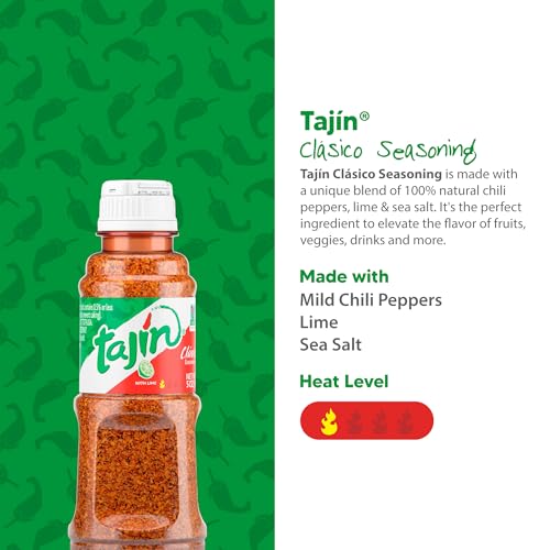 Image of Tajin Clasico Seasoning with Lime, 5.01 oz ℮ 142 g, 24 Pack