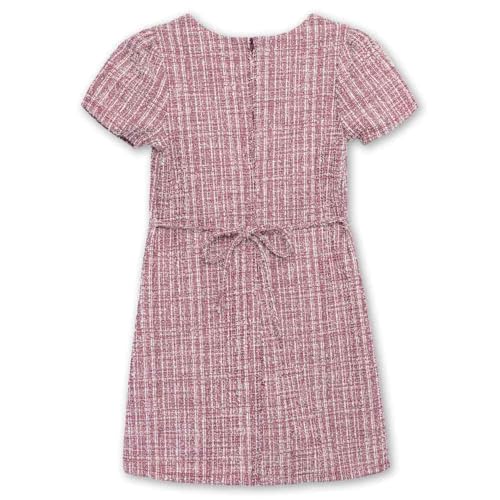 Speechless Girls' Short Sleeve Knit Boucle Dress2