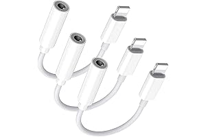 3-Pack Lightning to 3.5mm Headphone Jack Adapter