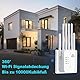 WLAN Repeater Booster WiFi 6 3dBi Antennen,2 Ethernet Port,3-in-1 Zugangsmethode von Repeater/AP/Router,WiFi Signal Extender mit Signalabdeckungsfläche von 8900 sq.Für Zuhause Und Büro (610)