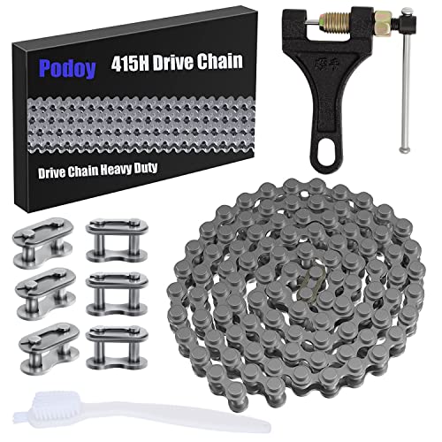 Podoy 415H Motorized Chain 110L Dirt Bike Chain...