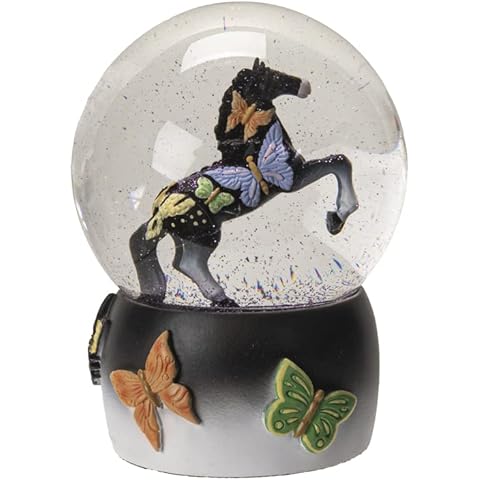 Ebros Gift Painted Ponies Water Globe Cover