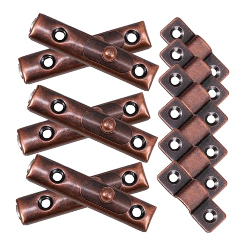 HYTROVE 6 Juegos Cerradura de Puerta de Pasador Deslizante Inoxidable de Pestillo de Seguridad para Armarios y Puertas Instalación Horizontal Diseño Elegante y Seguro