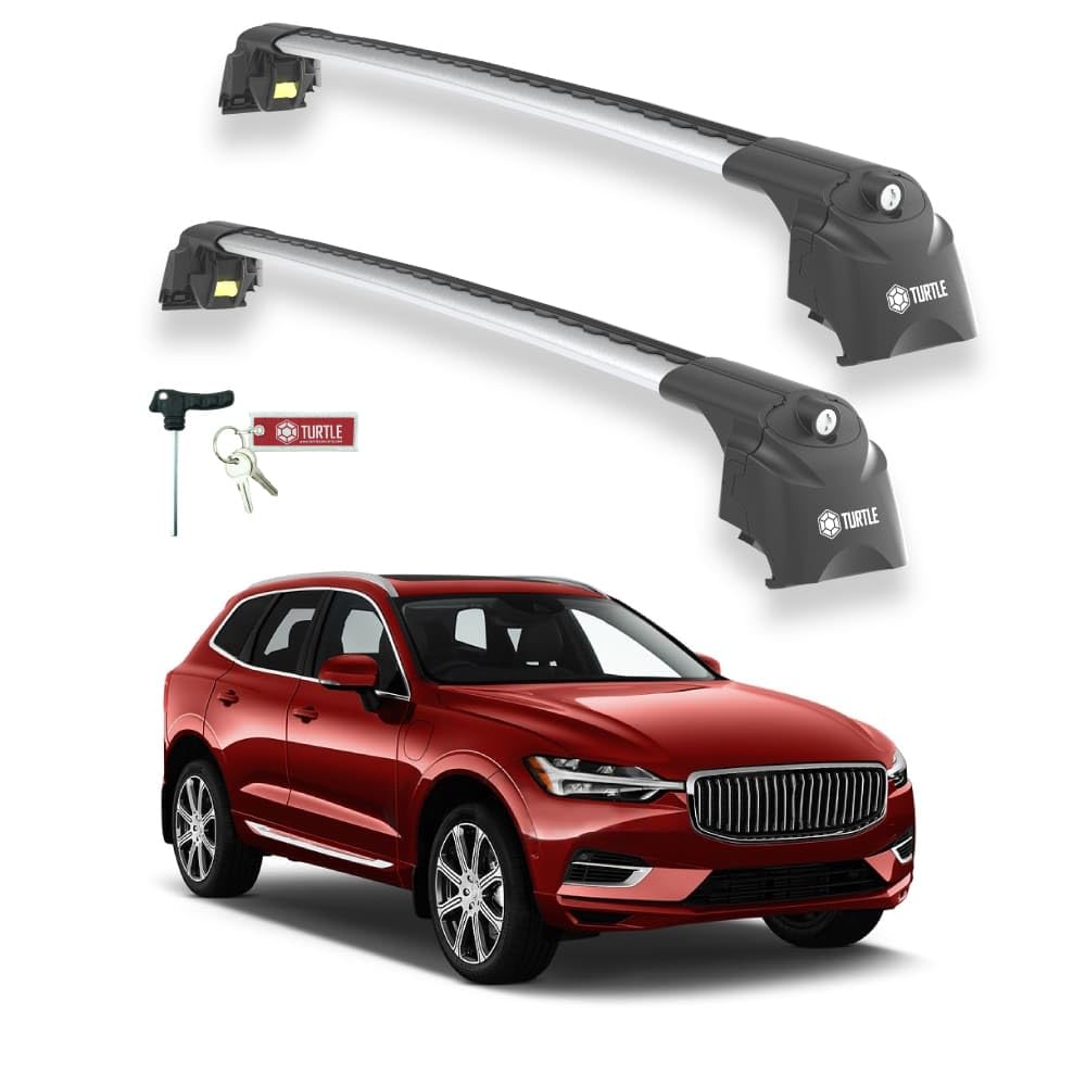 TURTLE Compatibile con Il Portapacchi Air2 Volvo Xc60 20182024 | Grigio