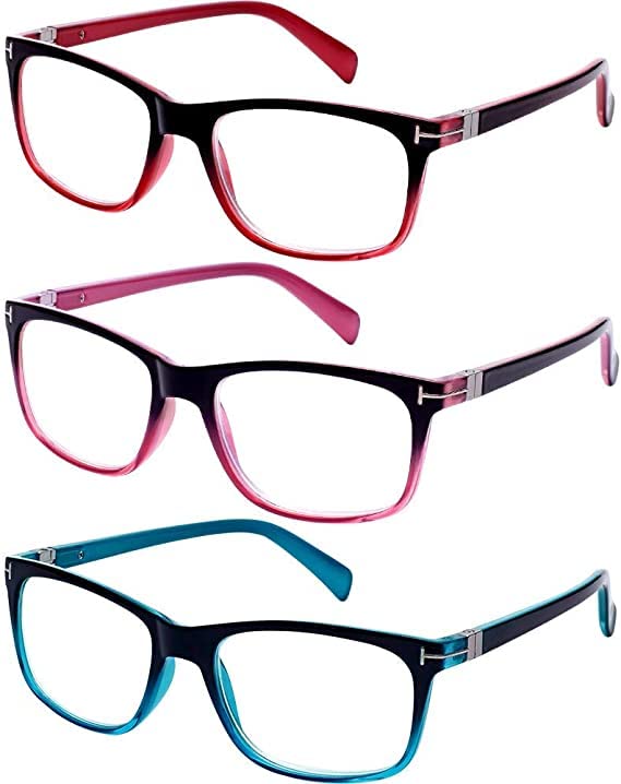OENEYE reading glasses for women (3 Pack Mix, 2.0, x)