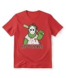 Red October Phanatic Jason Mashup Shirt for Philadelphia Baseball Fans Phillies Playoff T-Shirt for Kids/Adults (US, Age, Large, Adult, Red)