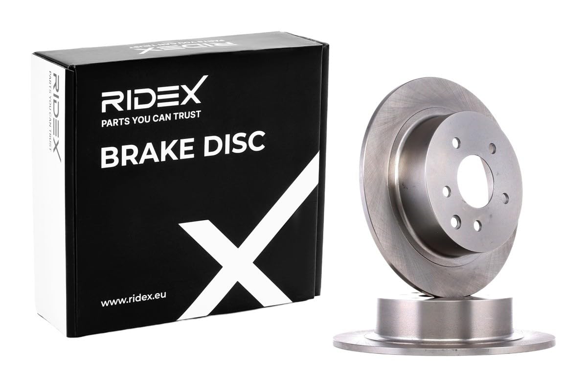 RIDEX 82B0315 2x Disco freno Posteriore senza viti/bulloni Compatibilità con NISSAN Qashqai/Qashqai +2 I J10, NJ10