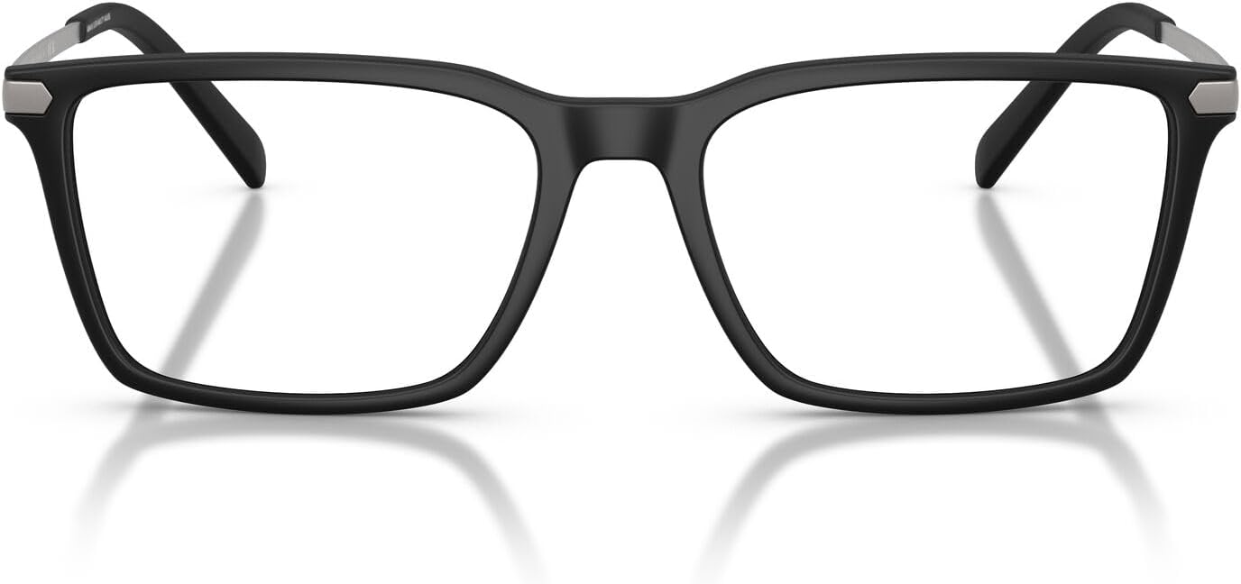 Armani Exchange Mens AX3077 Rectangular Prescription Eyewear Frames