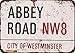Produktbild NOT Beatles Abbey Road Blechschild Plaque Vintage Retro Eisen Wand Warnung Poster Dekor Für Bar Cafe Shop Home Garage Büro Hotel