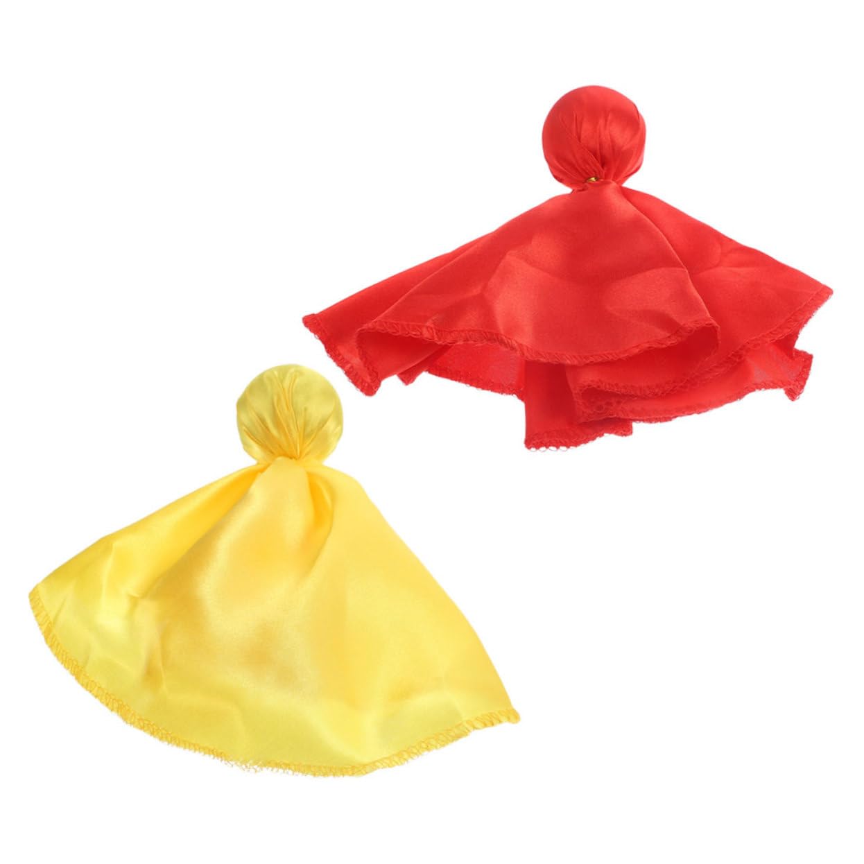 Toddmomy 2pcs Penalty Flags Set Red Orange Football Referee Tossing Flags for Accurate Calls Lightweight Kit for Various Football Events Games