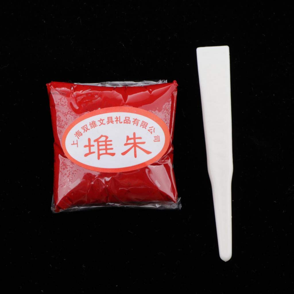 Juego de 10 pasta de tinta roja de 30 g para sello de sello de tinta de caligrafía herramienta de pintura