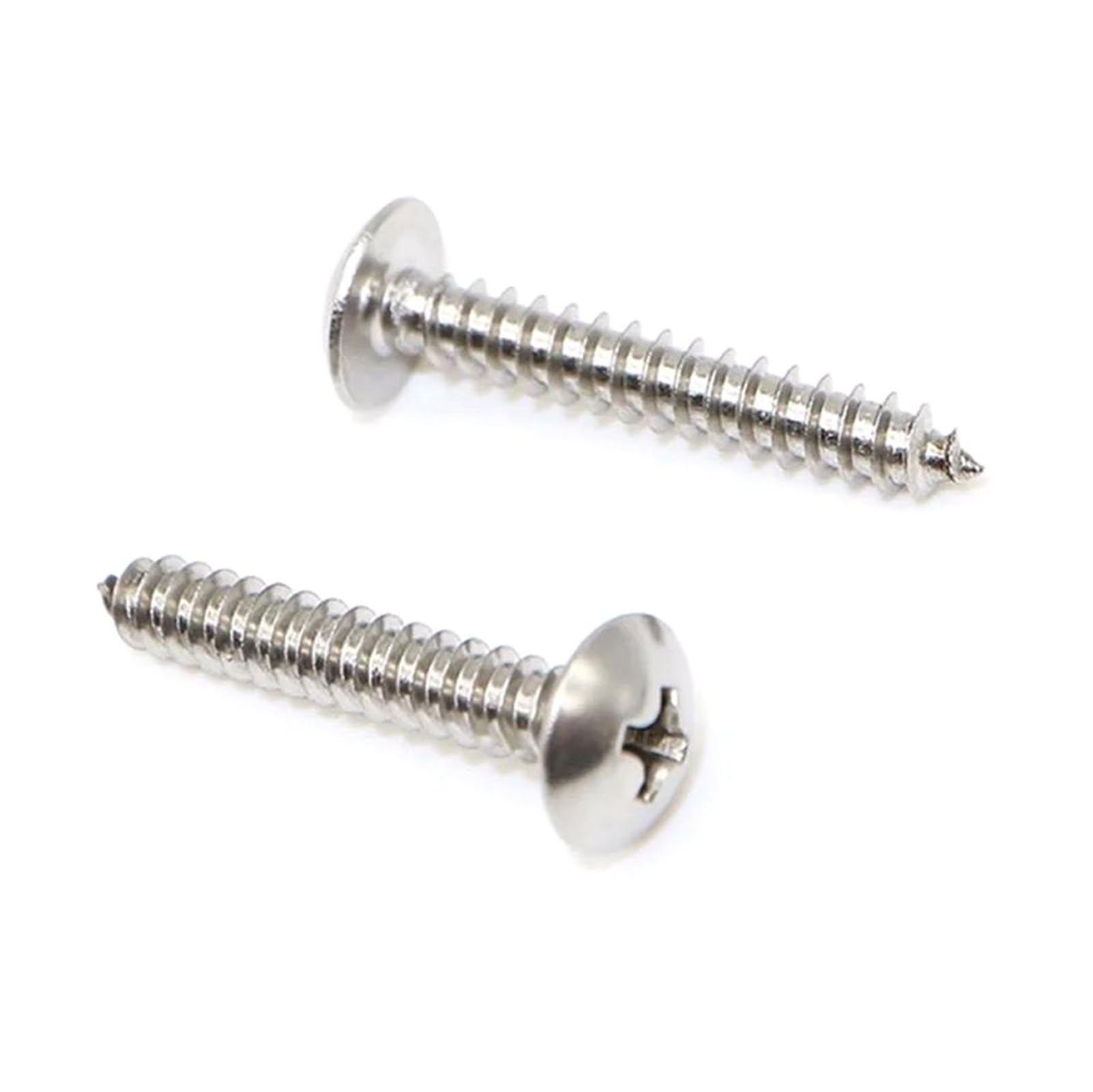 Viti autofilettanti 20 Viti autofilettanti for Legno a Testa di Fungo con Intaglio a Croce in Acciaio Inossidabile M3/M3.5/M4/M5/M6, M4x75mm(M4x35mm)