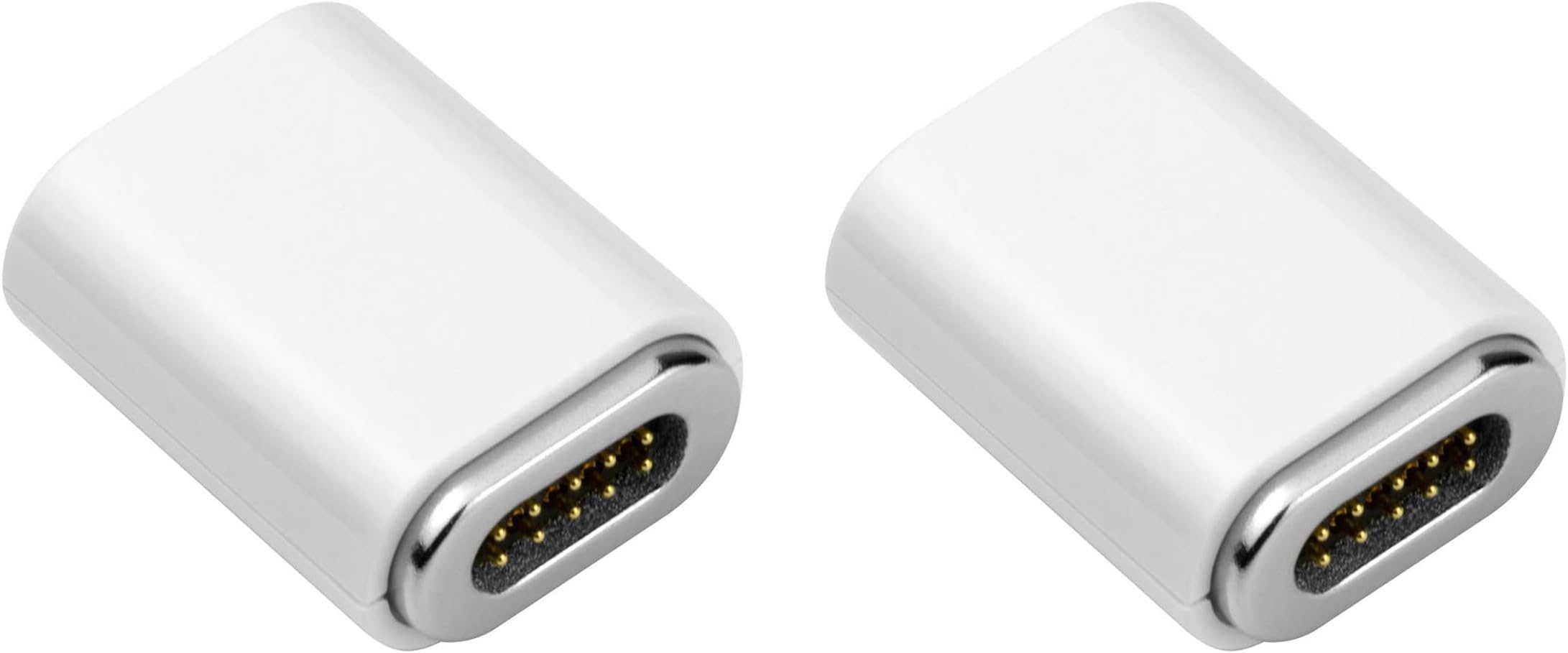 OEM Charging Adapter for LG V60 Dual Screen Cover Case Magnetic Charging Adapter Gender Compatible with LG Velvet Dual Screen Case (2PCS/White)