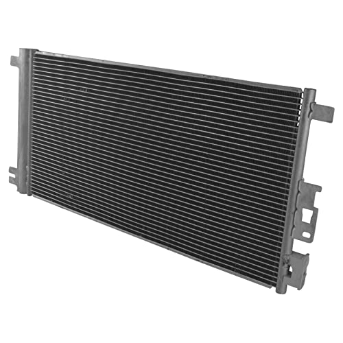 Image of TRQ A /C Condenser and Receiver Drier Assembly Compatible with 2004-2012 Chevrolet Malibu 2005-2010 Pontiac G6 2007-2009 Saturn Aura