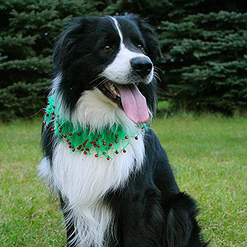 Midlee Wreath Jingle Bell Decorative Dog Collar (Small) #TOP1