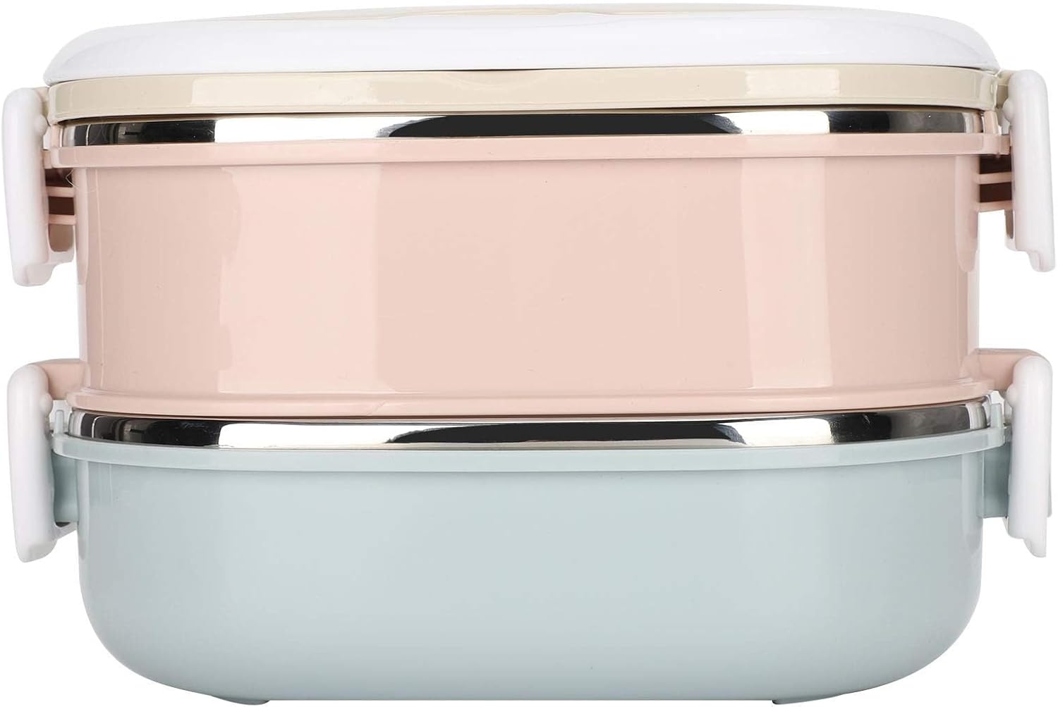 Niiyen 2 Layers Lunch Box 1800ml Food Lunch Containers Portable Stackable 304 Stainless Steel Bento Box Adult Food Storage Box for School Office Outdoor Travel - Image 9