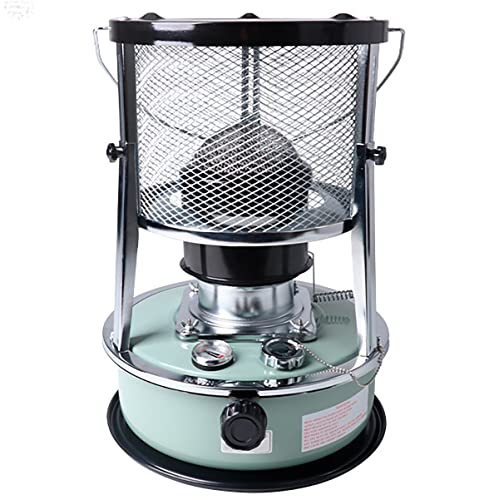 WZSON Estufa De Parafina para Casa, Horno De Petróleo para Interiores 8900 Btu/H, para Interiores Y Exteriores, Terraza, Cubierta, Hogar,Azul WZSON Estufa De Parafina para Casa, Horno De Petróleo para Interiores 8900 Btu/H, para Interiores Y Exteriores, Terraza, Cubierta, Hogar,Azul