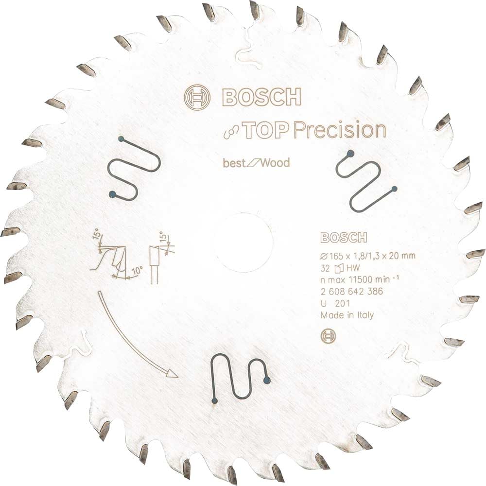 Bosch Bosch 2608642386 Circular Saw Blade Top Precision Best for Wood