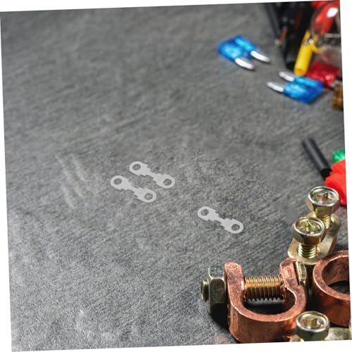 Kit de reemplazo de fusibles planos metálicos para automóvil Kichvoe, 30 piezas, tono plateado, aleación de zinc, diseño compacto e instalación fácil para modelos de auto y vehículo miniatura 6