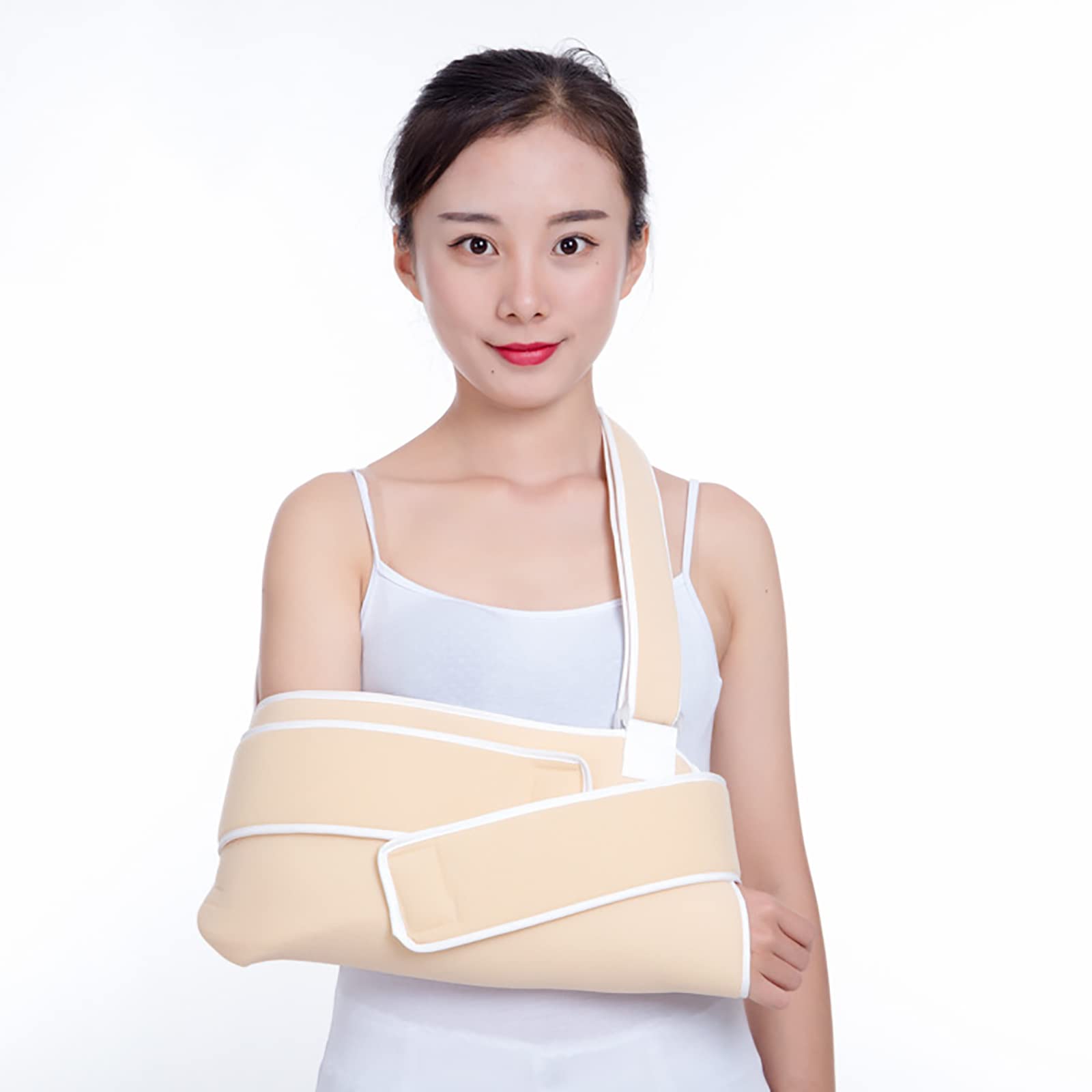 Cabestrillo para Brazo, inmovilizador de Hombro, Manguito rotador, Soporte de Soporte, versión Mejorada, Cabestrillo para Brazo, inmovilizador médico de Hombro, Manguito rotador Ajustable