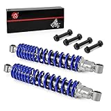Banshee 350 Front Shocks Absorber BLUE Spring & Bolt lock Nut Compatible with Yamaha YFZ350 1987-2006