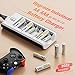 EBL Rechargeable Batteries with Charger, 1.2V NiMH AA Batteries 2800mAh 4Counts & AAA Batteries 1100mAh 4Counts with 8-Bay Smart Battery Charger