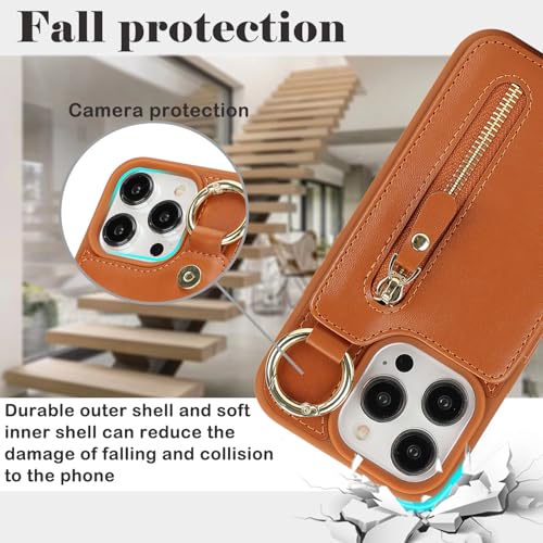 Ｈａｖａｙａ Flip Wallet Case for iPhone 14 Pro - Brown - image 5