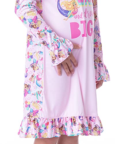 INTIMO Mattel Girls' Barbie Making Waves Dreaming Sleep Pajama Dress Nightgown3