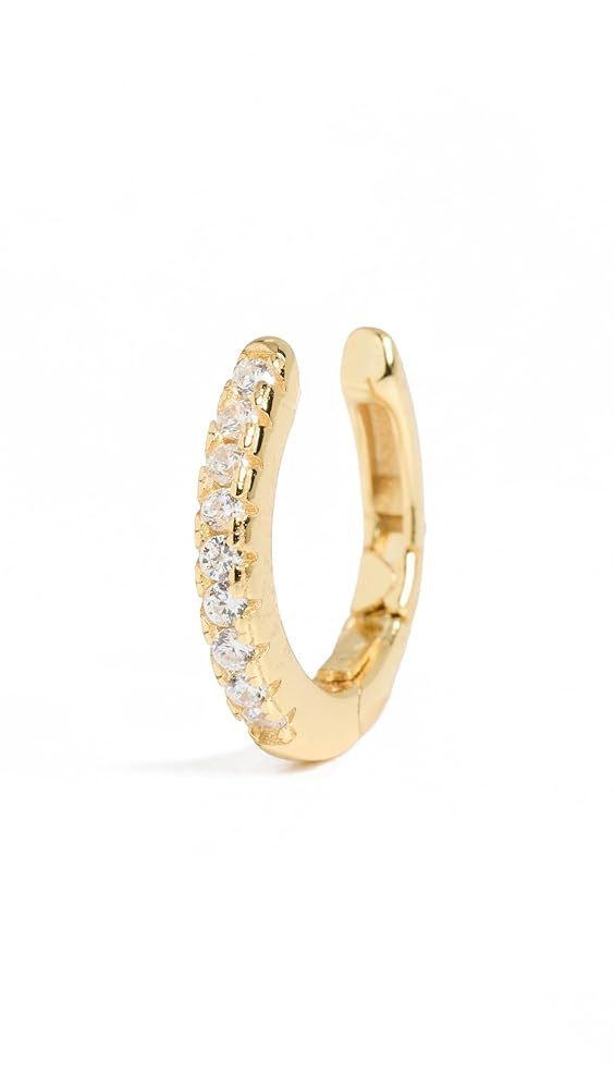Amazon.com: Unknown Women's Pave Hinge Single Ear Cuff
