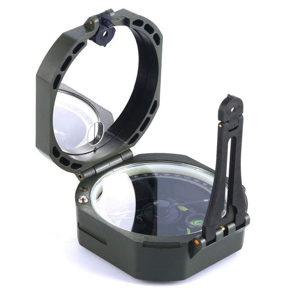 Beau Boussole Portative, Conception Fluorescente De Vision Nocturne De Haute Précision, Boussole Géologique D'aventure en Plein Air Durable