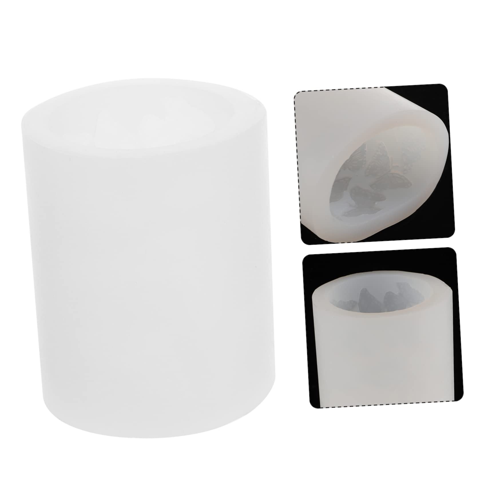 STOBOK 2piezas Moldes De Silicona Para Velas Aromáticas Moldes De Artesanía Hechos Mano Para Decoración Del Hogar y Proyectos De Diy