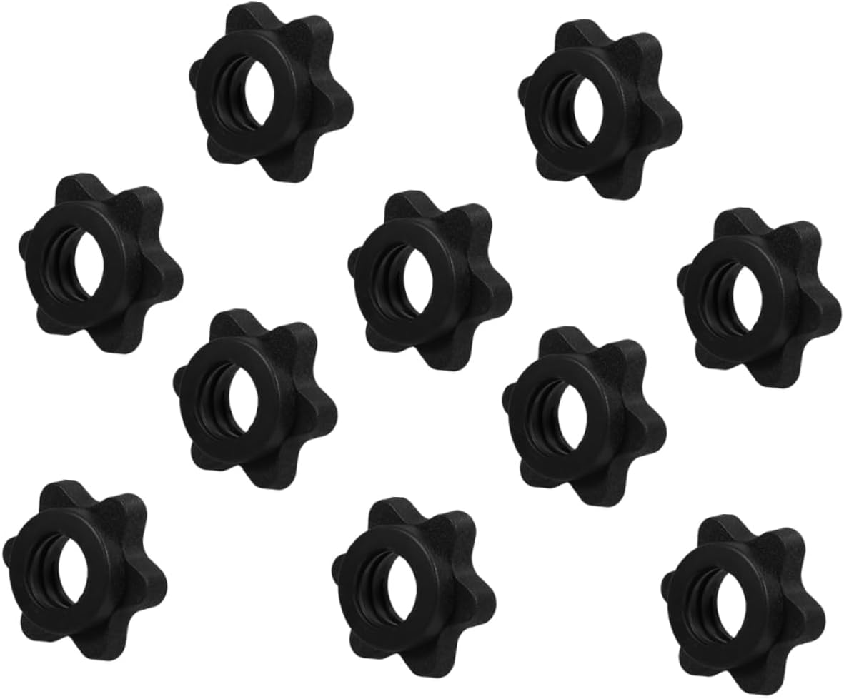 KICHOUSE 10Pcs Dumbbell Clamps Barbell Exercise Collars for Secure Weight Lifting User Friendly Design for Enhanced Stability and Quick Use for Fitness Training