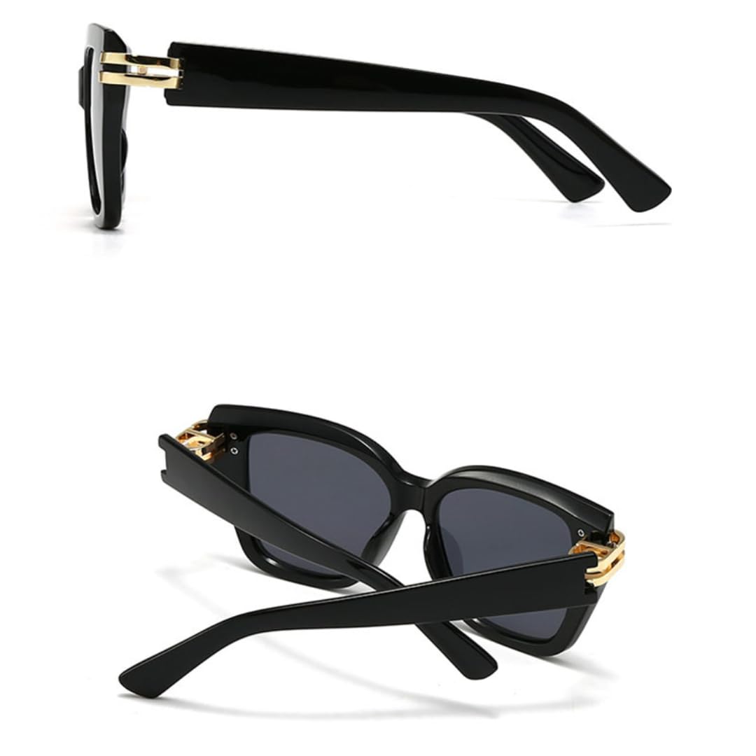 Gafas de sol clásicas de lujo vintage para mujer y hombre, estilo punk, remache, sexy, Uv400
