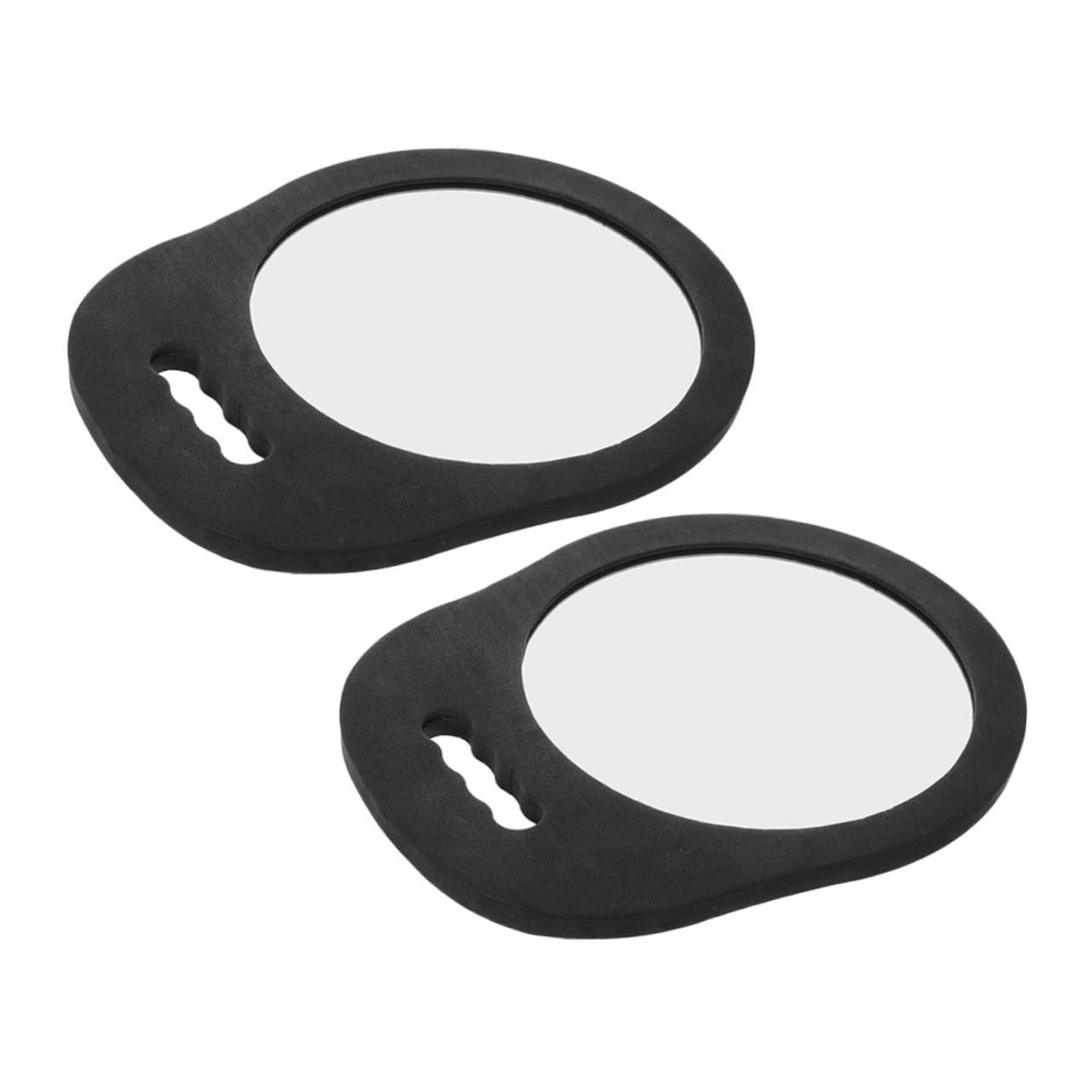 Miroir coiffeur rond pour salon de coiffure à la maison avec mousse