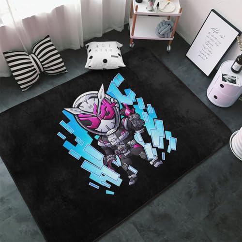 カーペット 仮面ライダージオウ ラグ ラグマット 150×100cm おしゃれ 滑り止め 絨毯 じゅうたん 洗える 室内リビングマット 寝室 居間用 家庭用 オフィス用