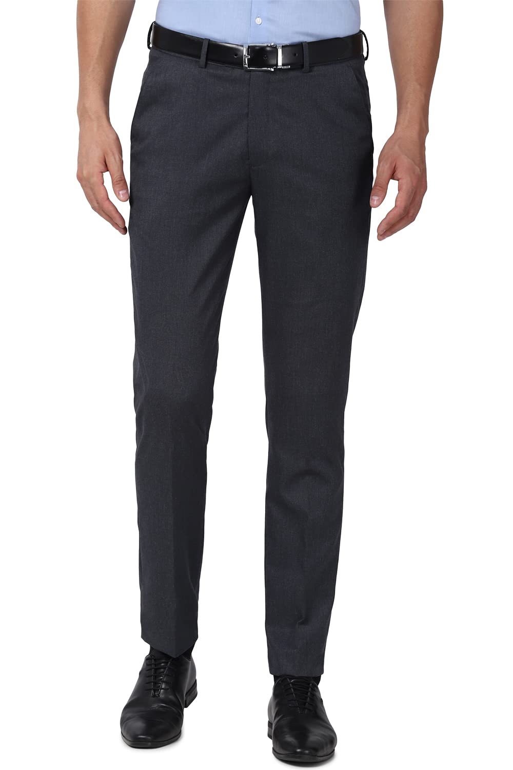 peter england Men's Slim Fit Casual Pants-picture-34