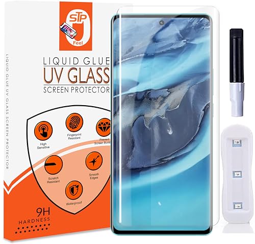 STP FEEL® Premium UV Tempered Glass Screen Protector Guard Compatible For Vivo X80 / Vivo X80 Pro (6.78 Inch, Pack of 1) Full Adhesive UV Curved Case...