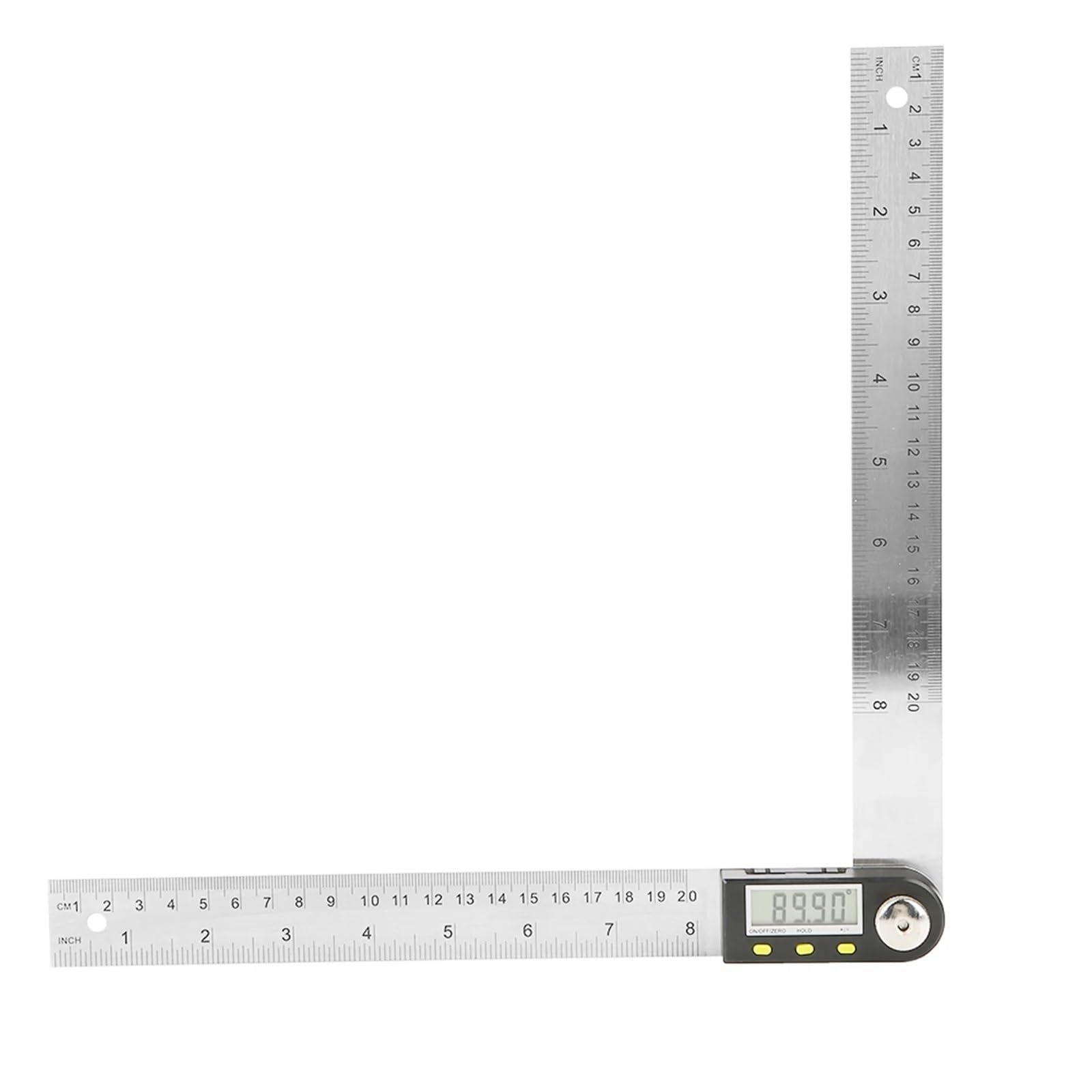 Rapporteur d'angle, Détecteur d'angle numérique 10-390mm, rapporteur électronique en acier inoxydable, goniomètre numérique, règle de jauge à onglet
