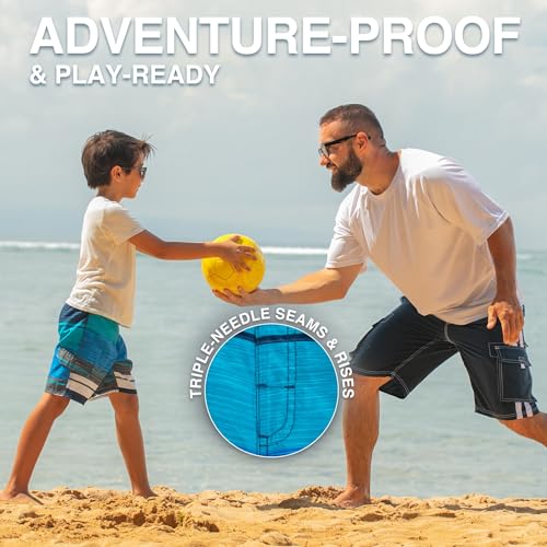 Image of Kanu Surf Boys' Avalon Quick Dry UPF 50+ Beach Swim Trunk