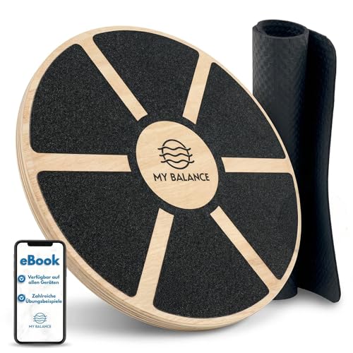 My Balance Premium Balance Board inkl. Antirutschmatte I Hochwertiges Wackelbrett mit...