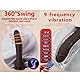 Kuaecr Realistischer Dildo Vibrator mit 10 Teleskop Vibration Modi 360° Drehbare Eichel 41°C Heizfunktion und Fernbedienung Echter Silikon 27 Cm Penis G-Punkt Stimulator XXL Analdildo Erotic Sex Toy