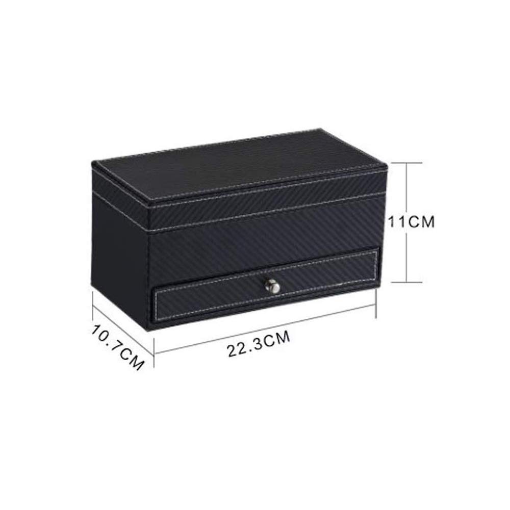 Jewelry Box Faux Leather Jewelry Organizer Creative Simple Dustproof Large Capacity Storage Jewelry Box