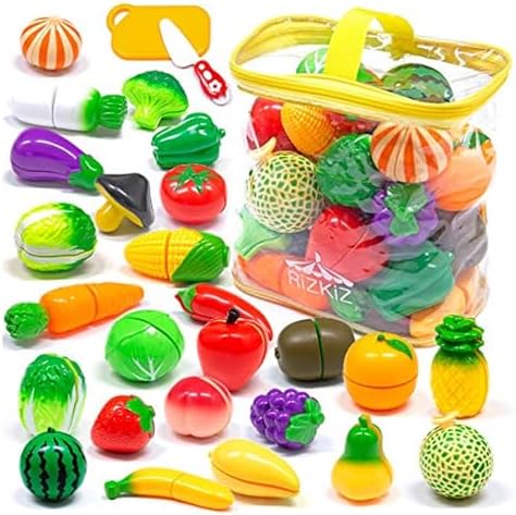 Amazon | RiZKiZ おままごと 野菜 フルーツセット 詰め合わせ 全26種類  